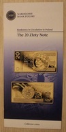 FOLDER NBP Polskie banknoty obiegowe 20 zł 2024 rok - JĘZYK ANGIELSKI