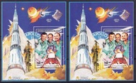 1992 Republika Madagaskar kosmos Apollo 11 Mi blok 175 A i B **