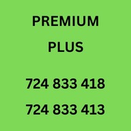 ZŁOTE NUMERY - 724 833 418 i 724 833 413 - łatwy - idealny do firmy