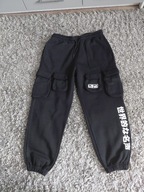 CROPP spodnie dresy jogger bojówki czarne rozm.M stan idealny