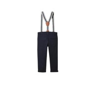 LUPILU spodnie GRANATOWE na szelkach diagonal 98 NOWE