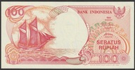 Indonezja 100 rupiah 1992 - żaglowiec - stan bankowy UNC