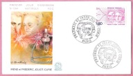 Francja 1982 FDC nauka Nobel, Irene i Frederic Joliot Curie, polonica,
