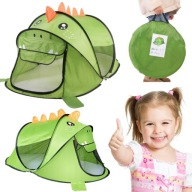 NAMIOT OGRODOWY DLA DZIECI PLAŻOWY DO DOMU OGRODU SAMOROZKŁADAJĄCY DINOZAUR