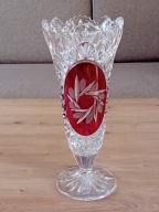 DUŻY WAZON KRYSZTAŁOWY Huta szkła ,,JULIA ''