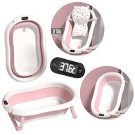 WANIENKA SKŁADANA DLA DZIECKA LCD PODUSZKA NIEMOWLĄT SILIKONOWA TERMOMETR