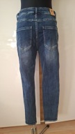 SPODNIE Jeans włoskie wygodne bawełna zamek
