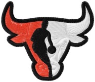 Termo Naszywka Chicago Bulls NBA Koszykówka Jordan Haftowana Naprasowanka