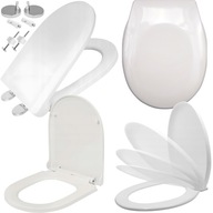 DESKA SEDESOWA WC WOLNOOPADAJĄCA BIAŁA AQUI KLOZETOWA DO KOŁO CERSANIT ROCA