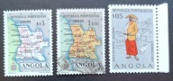 Angola 1955,1957 Mi: 392,395,401