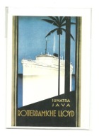 Karnet - J. von Stein, Plakat holenderskiej linii żeglugowej ...