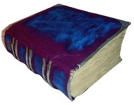 [nr 88]: A6 Mini Księga | 120k Notatnik fioletowy |80g Rekwizyt |FaeryITEMS