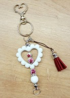 Brelok damski Kwiaty Serce zawieszka 6423 Oliwia Kurowska, Kuba Kurowski