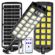 LAMPA SOLARNA OGRODOWA ZEWNĘTRZNA 2400W LED ULICZNA Z CZUJNIKIEM RUCHU