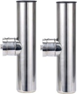 DB183 FreeTec Uchwyty na wędki ze stali nierdzewne do łodzi 22mm-25mm 2 szt
