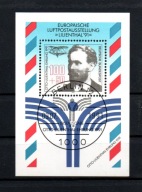 Znaczki Blok Niemcy Poczta Lotnicza Lilienthal 1991r. Stempel