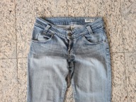 LEE Leola Straight niebieskie jeansy 28/31 elastan