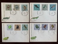 1963 Gady i płazy Fi 1245-56 FDC