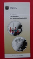 Folder 10 zł 2025,JASNA GÓRA-DUCHOWA STOLICA,stan I