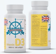 Navigator Witamina D3 4000IU 180 kapsułek