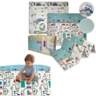 MATA EDUKACYJNA DLA DZIECI DYWAN PIANKOWY XPE 200X180 SKŁADANA DROGA ZABAWY