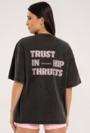 T-shirt oversize trust in hip thrusts Gym Glamour xxs/xs
