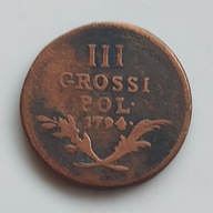 3 grosze 1794 r. Królestwo Galicji i Ludomerii
