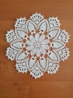 SERWETA SERWETKA SZYDEŁKOWA Z KORDONKA /RĘKODZIEŁO ROBÓTKI RĘCZNE SZYDEŁKO