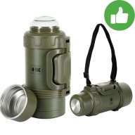 TERMOS M-TAC 1.6L TURYSTYCZNY STALOWY PRÓŻNIOWY MOCNY DUŻY OLIVE
