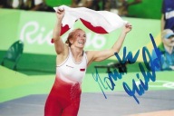 Autograf Monika Michalik, zapasy, brąz IO 2016