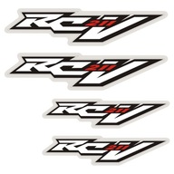 4x Naklejka z Logo RC211V dla Honda RCV Znaczek Emblemat Nalepka na Owiewkę