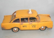 NOWOJORSKA TAKSÓWKA METALOWY SAMOCHÓD 33 cm.