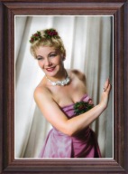 Obraz Hanka Bielicka portret w drewnianej ramie ze szkłem