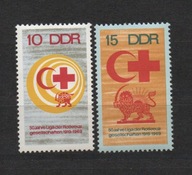 Znaczki Niemcy DDR Liga Stowarzyszeń Czerwonego Krzyża 1969r.