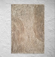 Obraz strukturalny abstrakcja Wabi Sabi Japandi minimalistyczny 60x90