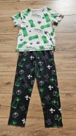 Bawełniana piżama Minecraft Creeper 7/8lat 128 cm TNT Enderman