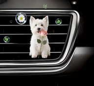 Zapach 2D PIESEK do samochodu na kratkę nawiewu WALENTYNKI