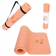 MATA GIMNASTYCZNA TPE DO JOGI I PILATESU – ANTYPOŚLIZGOWA Z UCHWYTEM