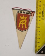 Proporczyk PRL JASŁO / POLSKA herb dwustronny vintage