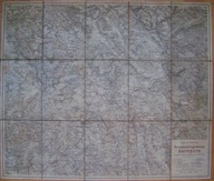 BAYREUTH -MAPA -wyd.1907 rok Spezialkarte des Verschönerungsvereins