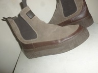 GANT-BOTKI DAMSKIE -R-39-WKL-25CM-SKÓRA NATURALNA -ZIMA.