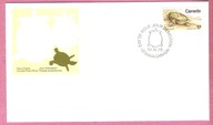 Canada 1979, FDC gady, płazy, żółw