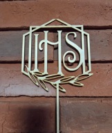 Topper na tort personalizowany Komunia Chrzest