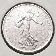 *FRANCJA [0103] *1 Frank 1960 signatura O.Roty H