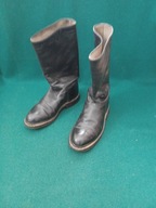 Polskie oficerki wrześniowe czarne, skórzane roz.27 REKO WW II