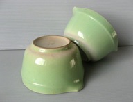 Ceramika MIROSTOWICE : BULIONÓWKI kompotierki FLACZARKI : ZIELONE Sadulski