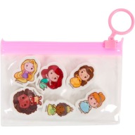 PREZENT UPOMINKI Dzieci Urodziny GUMKI DISNEY PRINCESS KSIĘŻNICZKI x6