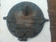 stara zeliwna gofrownica zprzepisem z XIXw