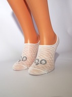 Skarpety skarpetki stopki buźki śmieszne bawełna kolorowe białe brokatowe