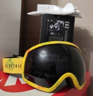 ELECTRIC EG2 Yellow Cartoon (Jet Black) S4 anon Gogle Snowboardowe
